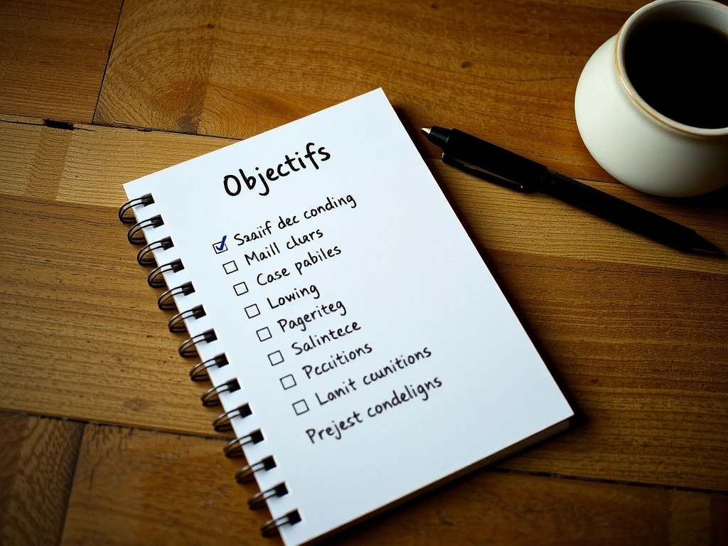 Checklist objectifs